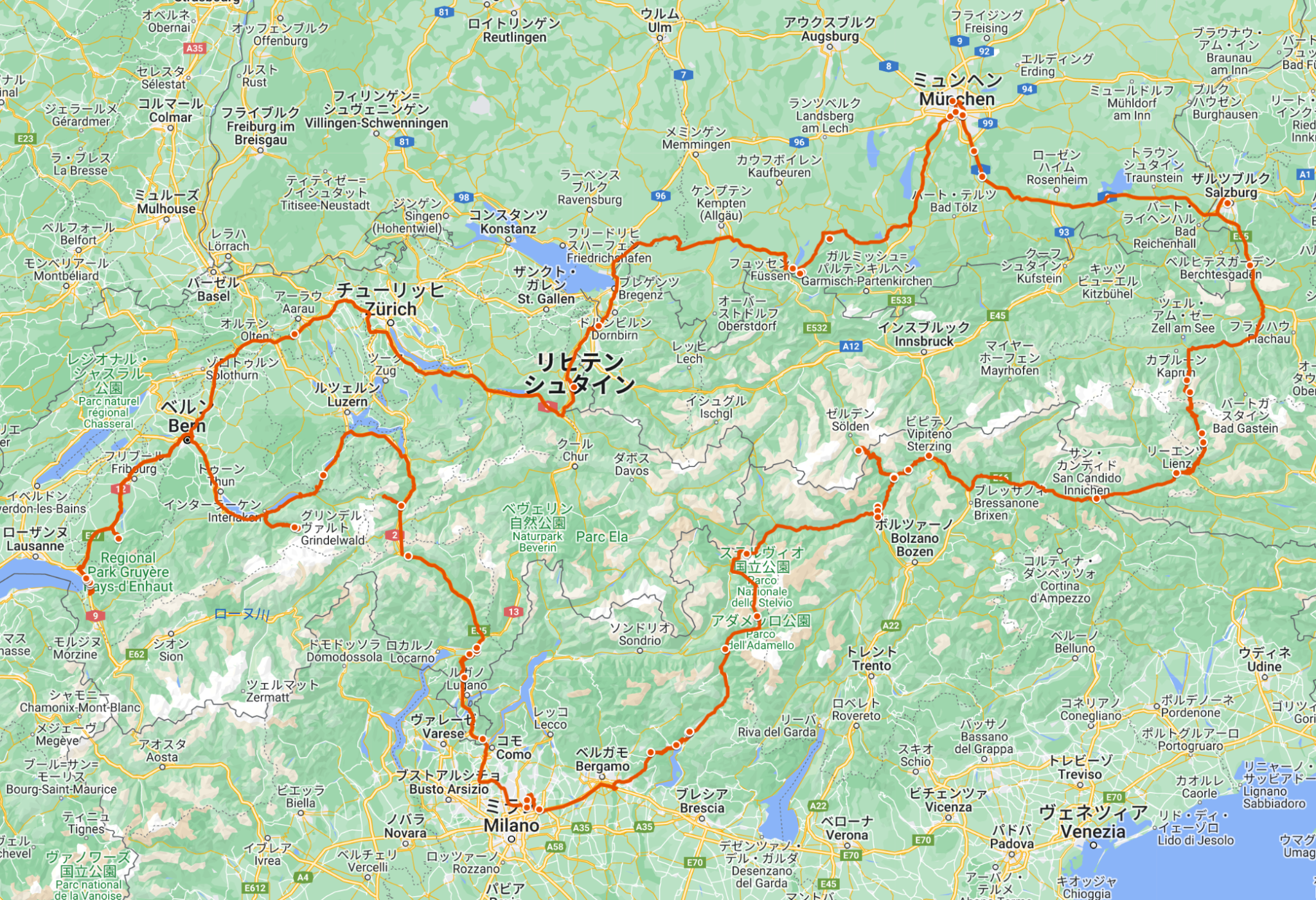 Touring the European Alps by Motorcycle – Good Loop (English)