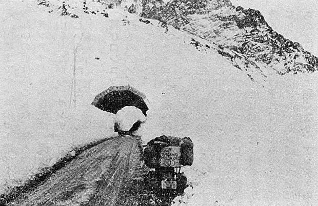 果敢に冬のアンデスに挑戦したが、厳しく拒まれる